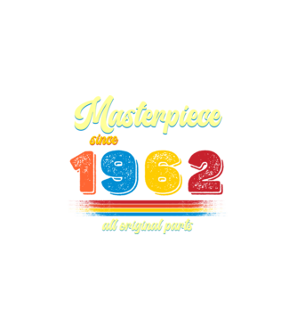masterpiece all original parts since 1962, mesterdarab, etalon minta fehér pólón