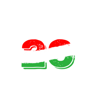 magyar trikolor, piro fehér zöld szám 20 minta fehér pólón