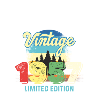 vintage évszám, limited edition, 1957-ben születetteknek minta fehér pólón