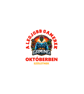 A LEGJOBB GAMEREK OKTÓBERBEN SZÜLETNEK minta fekete pólón