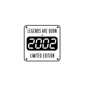 legends 2002 minta fehér pólón