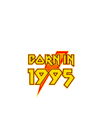 heavy metal born in 1995 minta fekete pólón