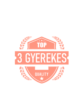 TOP QUALITY 3 GYEREKES ANYUKA minta fehér pólón