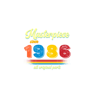 masterpiece all original parts since 1986, mesterdarab, etalon minta fekete pólón