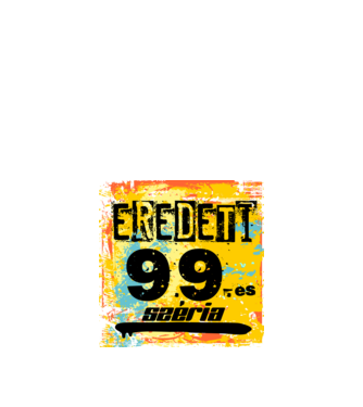 eredeti széria grunge graffiti 99-es, 1999 minta fekete pólón