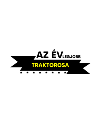 AZ ÉV LEGJOBB TRAKTOROSA minta fehér pólón