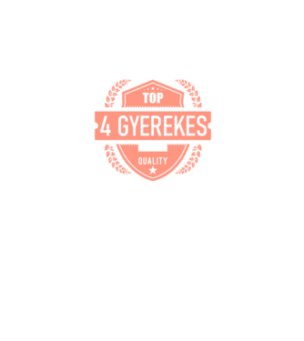 TOP QUALITY 4 GYEREKES ANYUKA minta fehér pólón