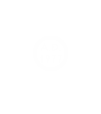 A.D. anno domini 1977 minta fekete pólón