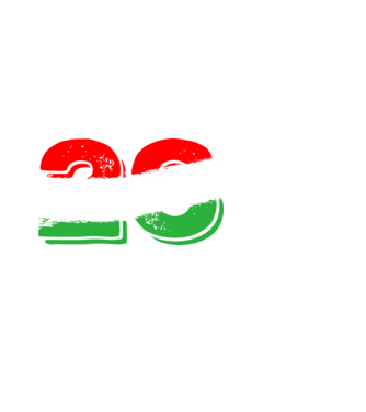 magyar trikolor, piros fehér zöld szám 26 minta fekete pólón
