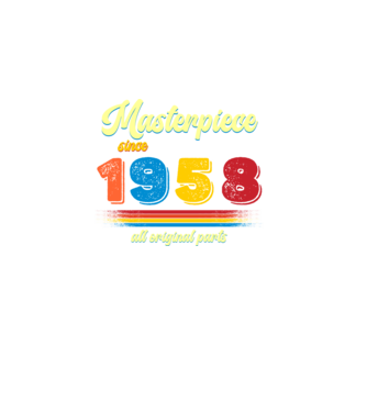 masterpiece all original parts since 1958, mesterdarab, etalon minta fekete pólón