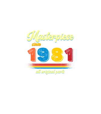 masterpiece all original parts since 1981, mesterdarab, etalon minta fekete pólón