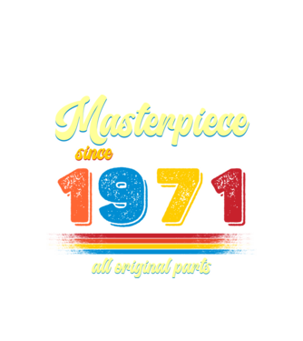 masterpiece all original parts since 1971, mesterdarab, etalon minta fehér pólón