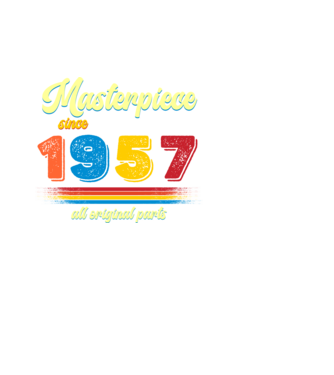 masterpiece all original parts since 1957, mesterdarab, etalon minta fehér pólón
