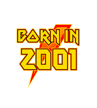 heavy metal born in 2001 minta fehér pólón