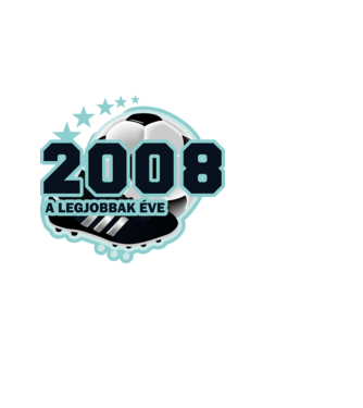 FOCISTÁS SZÜLINAP A LEGJOBBAK ÉVE 2008 minta világoskék pólón