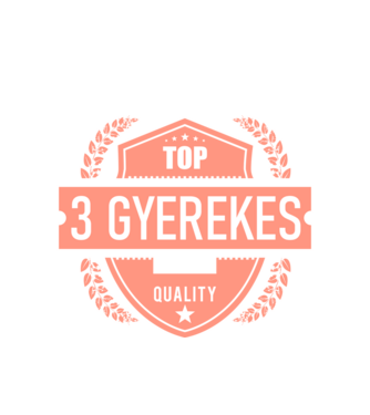 TOP QUALITY 3 GYEREKES ANYUKA minta fehér pólón