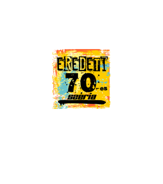 eredeti széria grunge graffiti 70-es. 70 éves minta fekete pólón