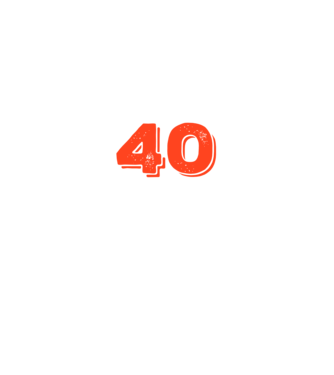 EGY QRVA SZÓT SEM, MÉG SZOKNOM KELL, 40 ÉVES SZÜLETÉSNAPRA minta királykék pólón