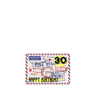 postcard, happy birthday,születésnapi képeslap,boldog szülinapot 30 éves minta fekete pólón