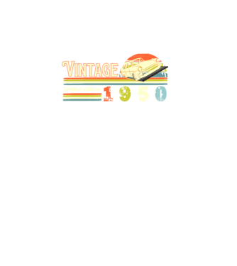 vintage, limited edidtion, retro születésnapi felirat, évszám veterán autóval, 1950 minta fekete pólón