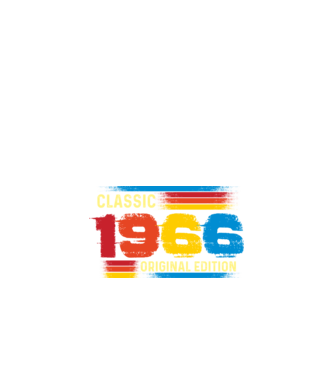 classic, original edition, retro, vintage évszám, születésnapi dátum, 1966 minta fekete pólón