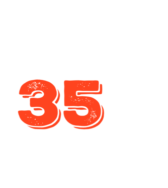 EGY QRVA SZÓT SEM, MÉG SZOKNOM KELL, 35 ÉVES SZÜLETÉSNAPRA minta fekete pólón
