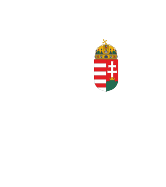 Magyarország címere minta királykék pólón