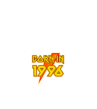 heavy metal born in 1996 minta fehér pólón