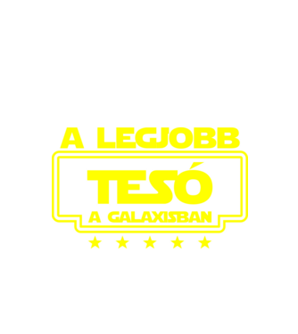 a legjobb tesó a galaxisban minta fekete pólón