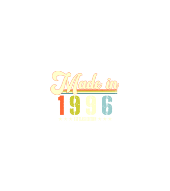 made in 1996, 1st class edition, születésnap, 1996-ban készült minta homokszín pólón