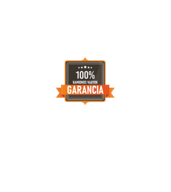 GARANCIA 100% KAMIONOS VAGYOK minta királykék pólón
