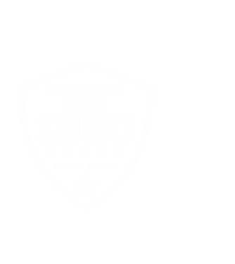 AWESOME1980 minta fekete pólón