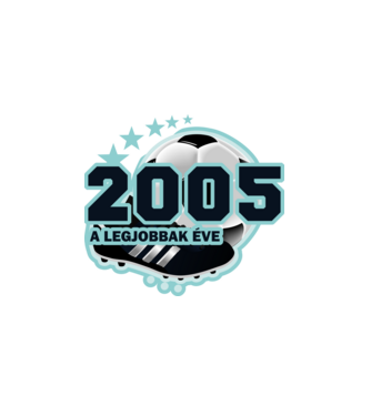 FOCISTÁS SZÜLINAP A LEGJOBBAK ÉVE 2005 minta fehér pólón