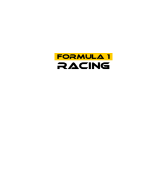 FORMULA 1 RACING minta fekete pólón