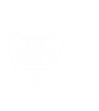AWESOME1984 minta fekete pólón
