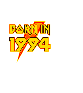 heavy metal born in 1994 minta fekete pólón
