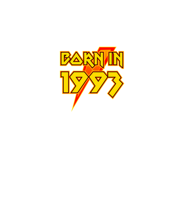 heavy metal born in 1993 minta fekete pólón