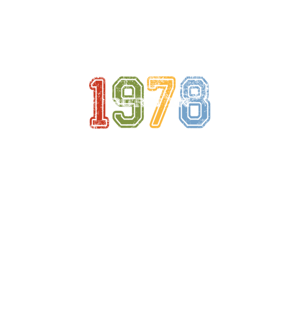 born in 1978 születésnapi felirat minta fekete pólón
