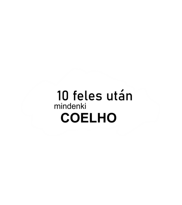 coelho minta fehér pólón