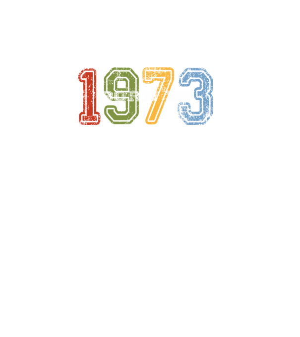 born in 1973 születésnapi felirat minta fekete pólón