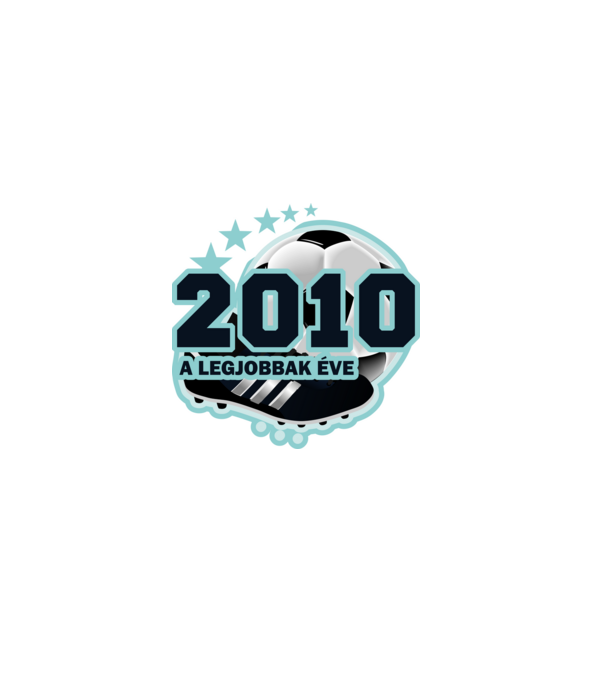 FOCISTÁS SZÜLINAP A LEGJOBBAK ÉVE 2010 minta fekete pólón