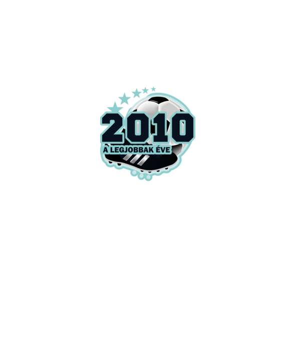 FOCISTÁS SZÜLINAP A LEGJOBBAK ÉVE 2010 minta fekete pólón