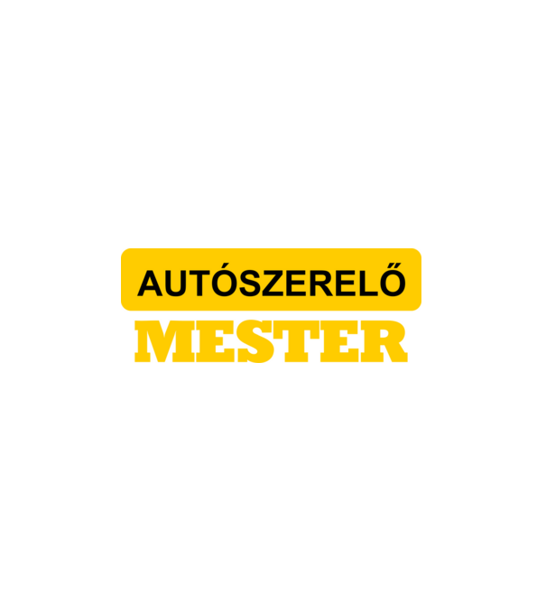 AUTÓSZERELŐ MESTER minta fehér pólón