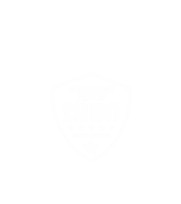 AWESOME1980 minta fekete pólón