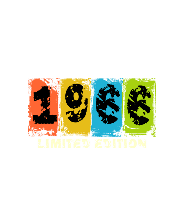 grunge évszám, limited edition felirattal, születésnapi dátum, 1966 minta fehér pólón