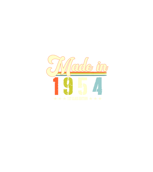 made in 1954, 1st class edition, születésnap, 1954-ben készült minta homokszín pólón