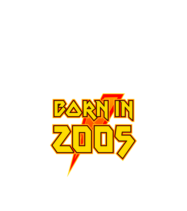 heavy metal born in 2005 minta fekete pólón