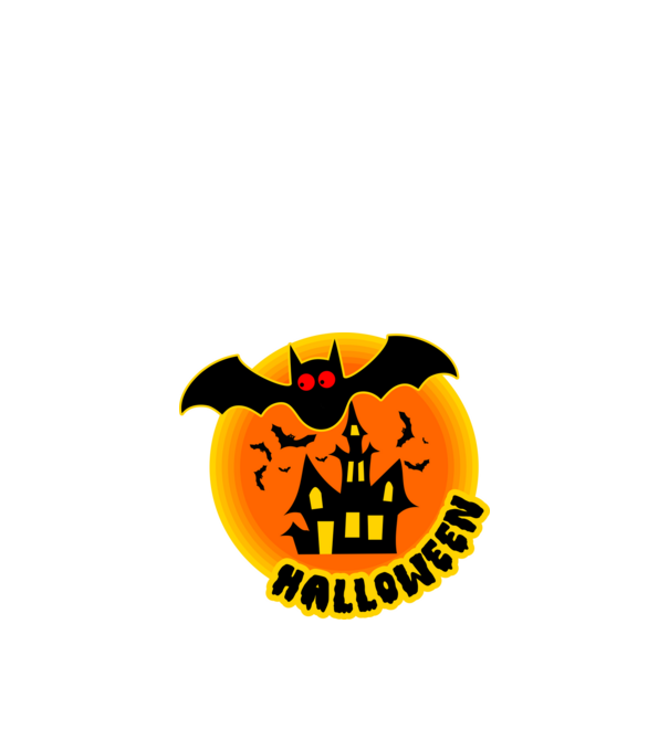 HALLOWEEN DENEVÉR ÉS KÍSÉRTETHÁZ minta fekete pólón