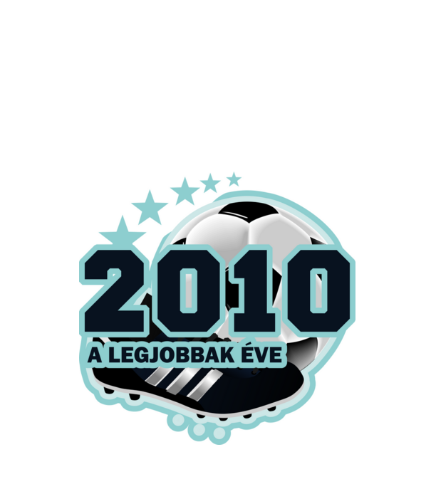 FOCISTÁS SZÜLINAP A LEGJOBBAK ÉVE 2010 minta fekete pólón
