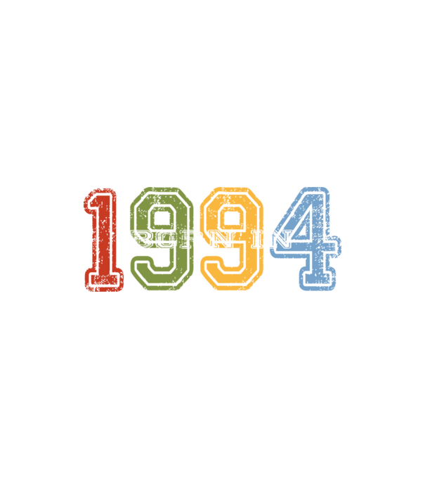 born in 1994 születésnapi felirat minta homokszín pólón
